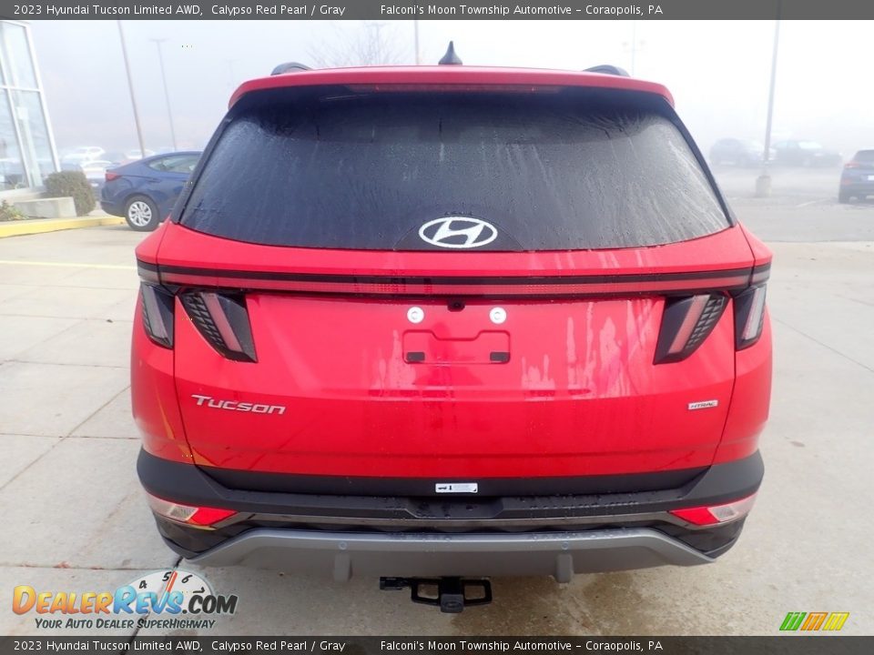 2023 Hyundai Tucson Limited AWD Calypso Red Pearl / Gray Photo #3