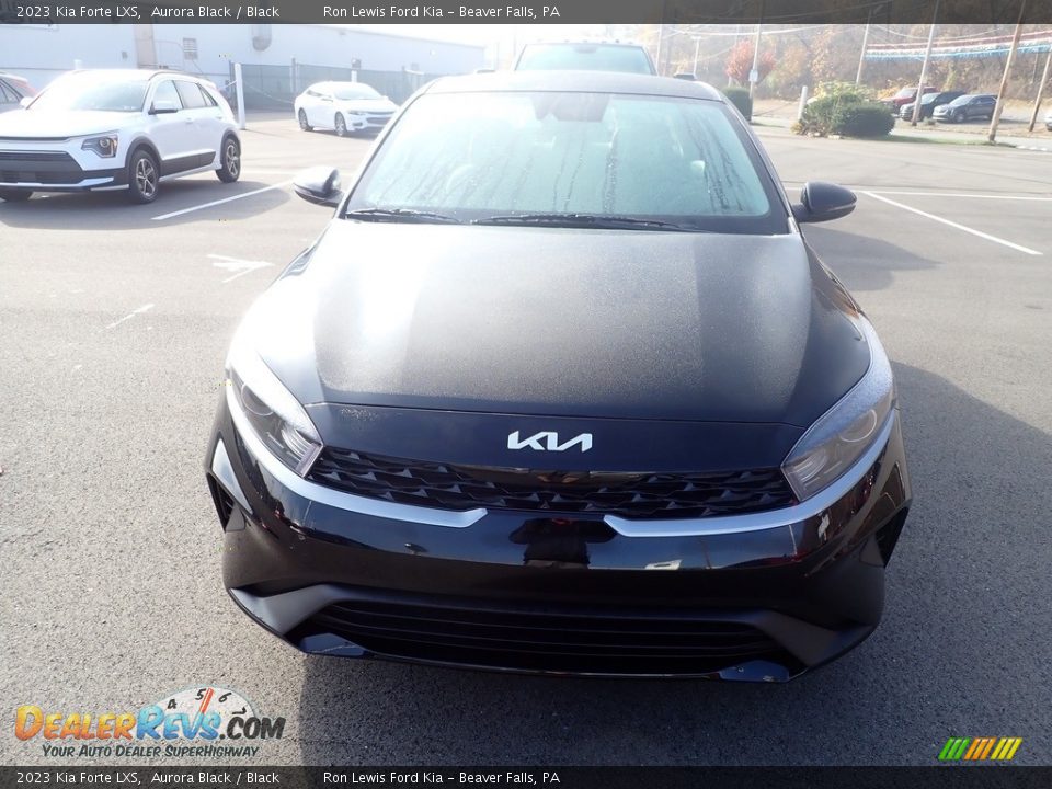 2023 Kia Forte LXS Aurora Black / Black Photo #3