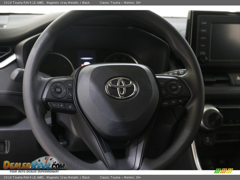 2019 Toyota RAV4 LE AWD Magnetic Gray Metallic / Black Photo #7
