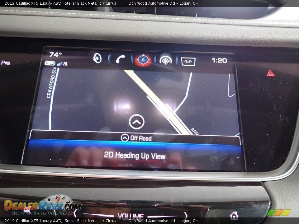 2019 Cadillac XT5 Luxury AWD Stellar Black Metallic / Cirrus Photo #3