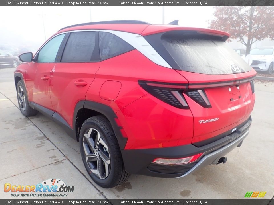 2023 Hyundai Tucson Limited AWD Calypso Red Pearl / Gray Photo #5