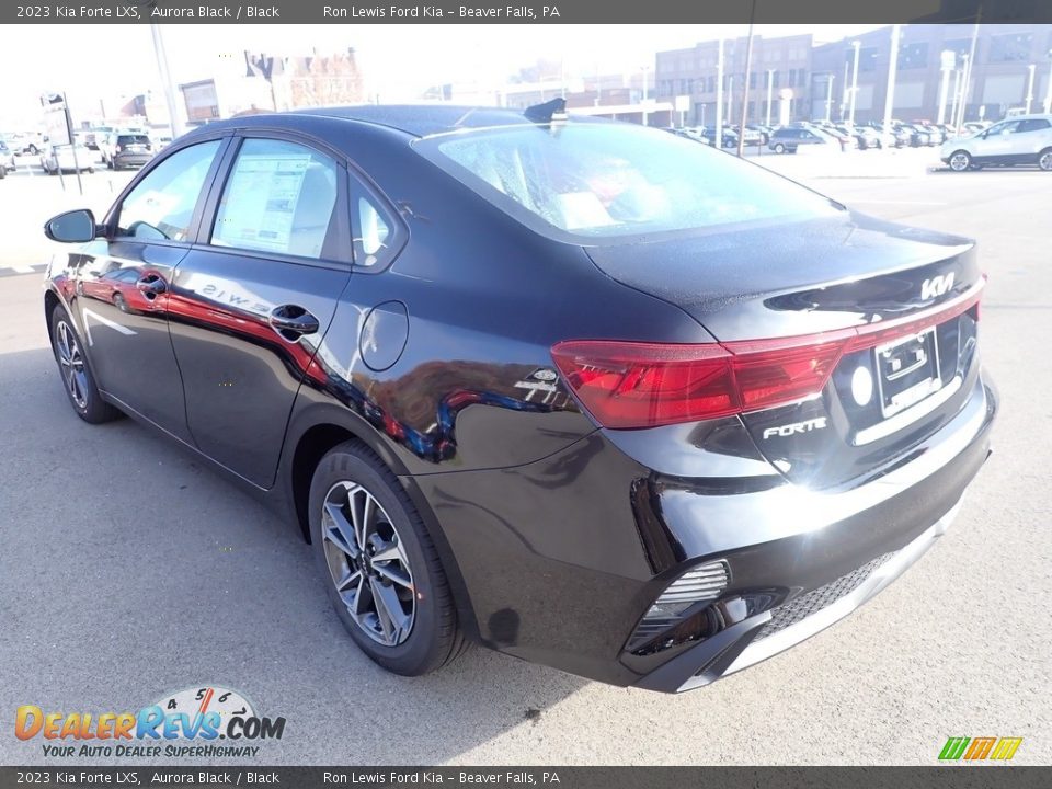 2023 Kia Forte LXS Aurora Black / Black Photo #6