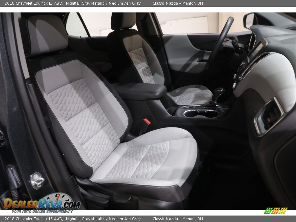 2018 Chevrolet Equinox LS AWD Nightfall Gray Metallic / Medium Ash Gray Photo #16