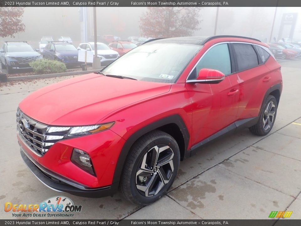 2023 Hyundai Tucson Limited AWD Calypso Red Pearl / Gray Photo #7