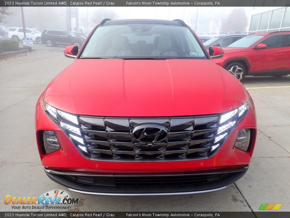 2023 Hyundai Tucson Limited AWD Calypso Red Pearl / Gray Photo #8