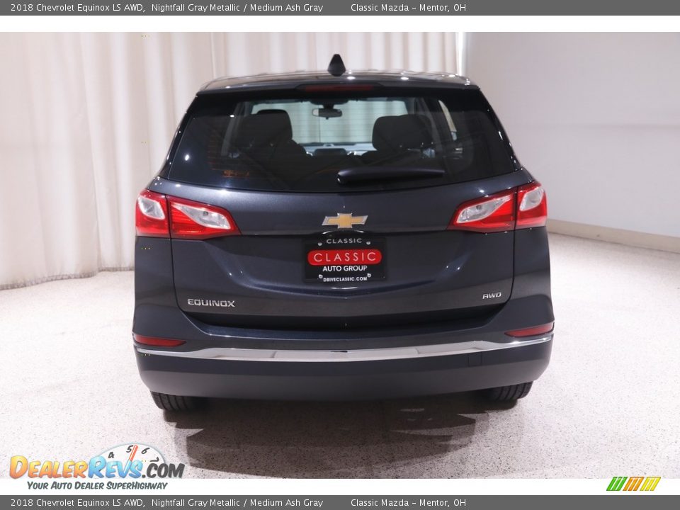 2018 Chevrolet Equinox LS AWD Nightfall Gray Metallic / Medium Ash Gray Photo #19