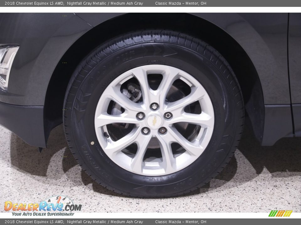 2018 Chevrolet Equinox LS AWD Nightfall Gray Metallic / Medium Ash Gray Photo #21