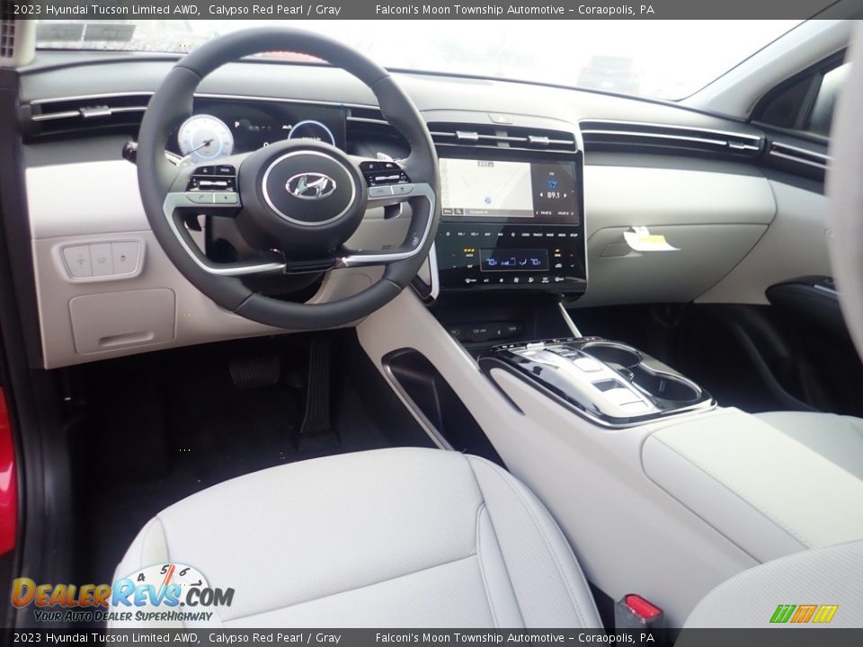 Gray Interior - 2023 Hyundai Tucson Limited AWD Photo #13