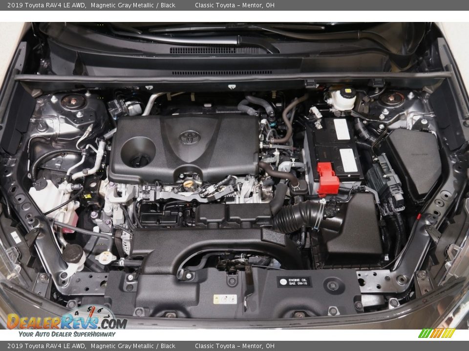 2019 Toyota RAV4 LE AWD Magnetic Gray Metallic / Black Photo #17