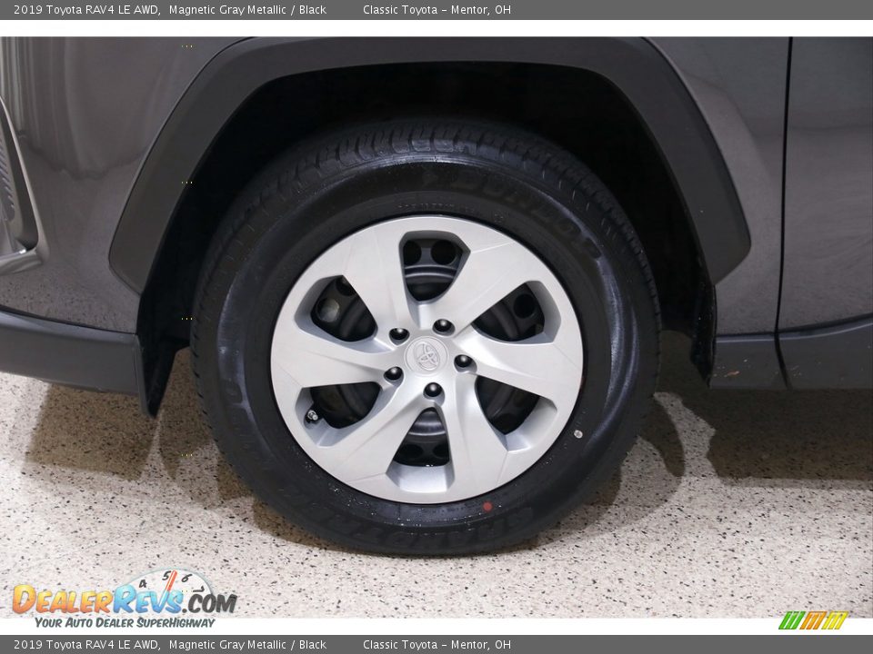 2019 Toyota RAV4 LE AWD Magnetic Gray Metallic / Black Photo #18