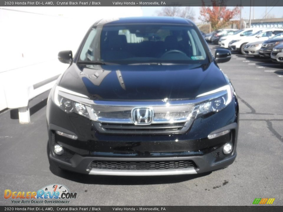 2020 Honda Pilot EX-L AWD Crystal Black Pearl / Black Photo #5