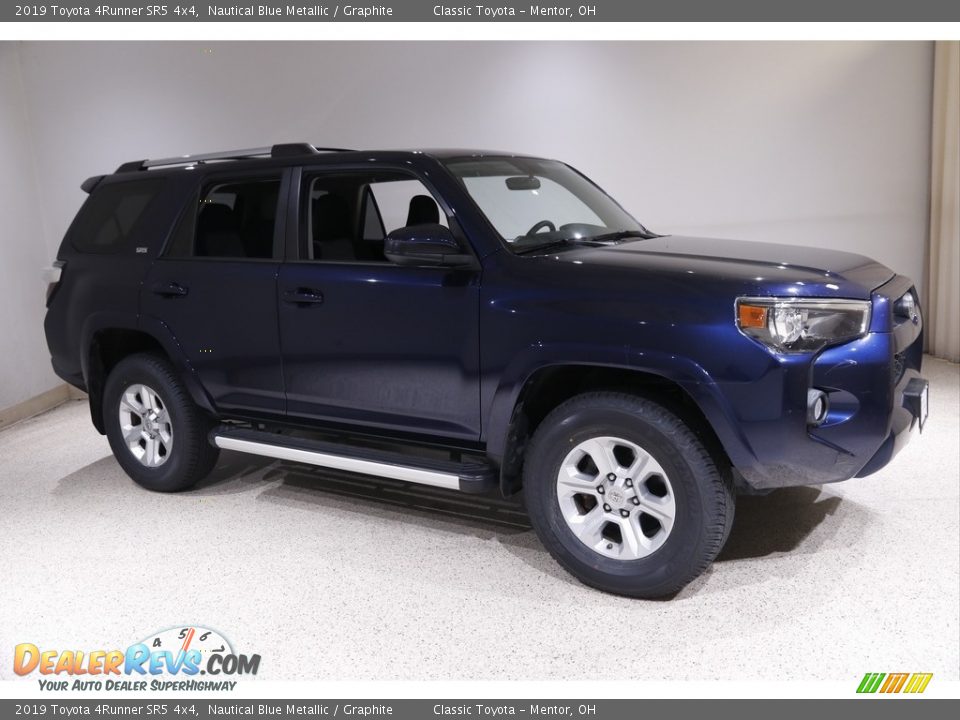 2019 Toyota 4Runner SR5 4x4 Nautical Blue Metallic / Graphite Photo #1