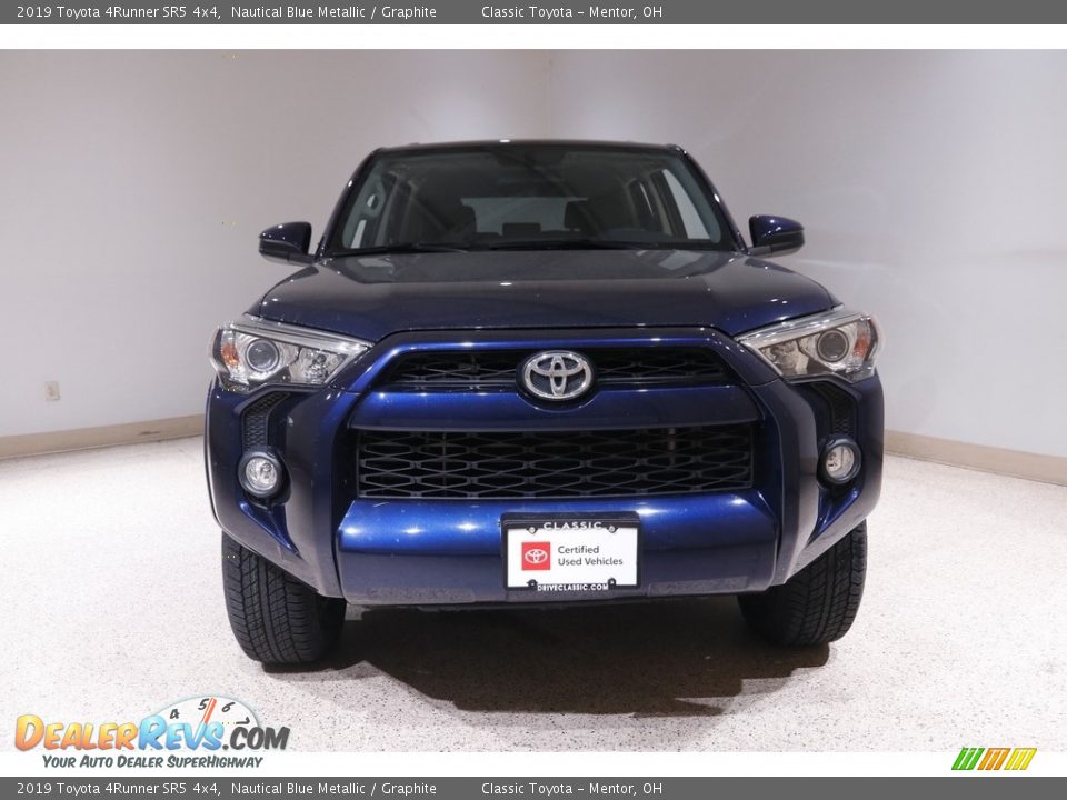 2019 Toyota 4Runner SR5 4x4 Nautical Blue Metallic / Graphite Photo #2