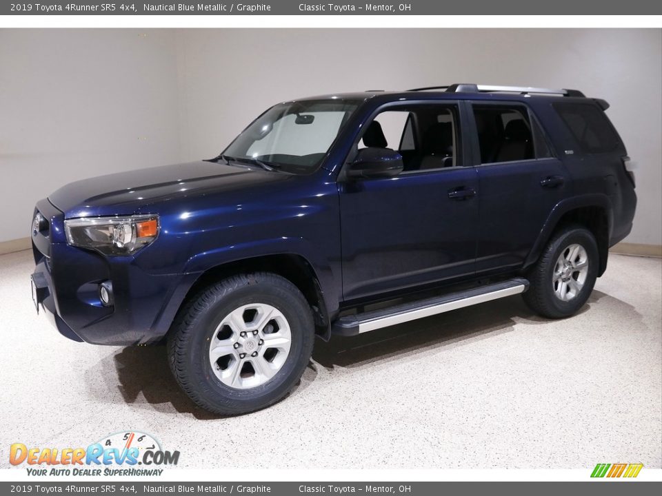 2019 Toyota 4Runner SR5 4x4 Nautical Blue Metallic / Graphite Photo #3