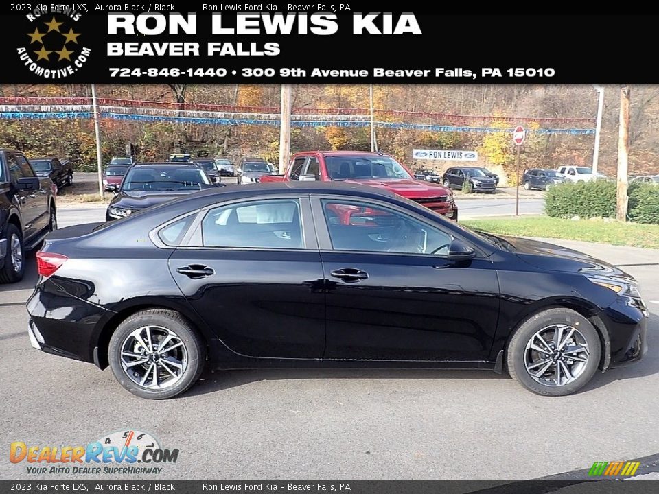 2023 Kia Forte LXS Aurora Black / Black Photo #1