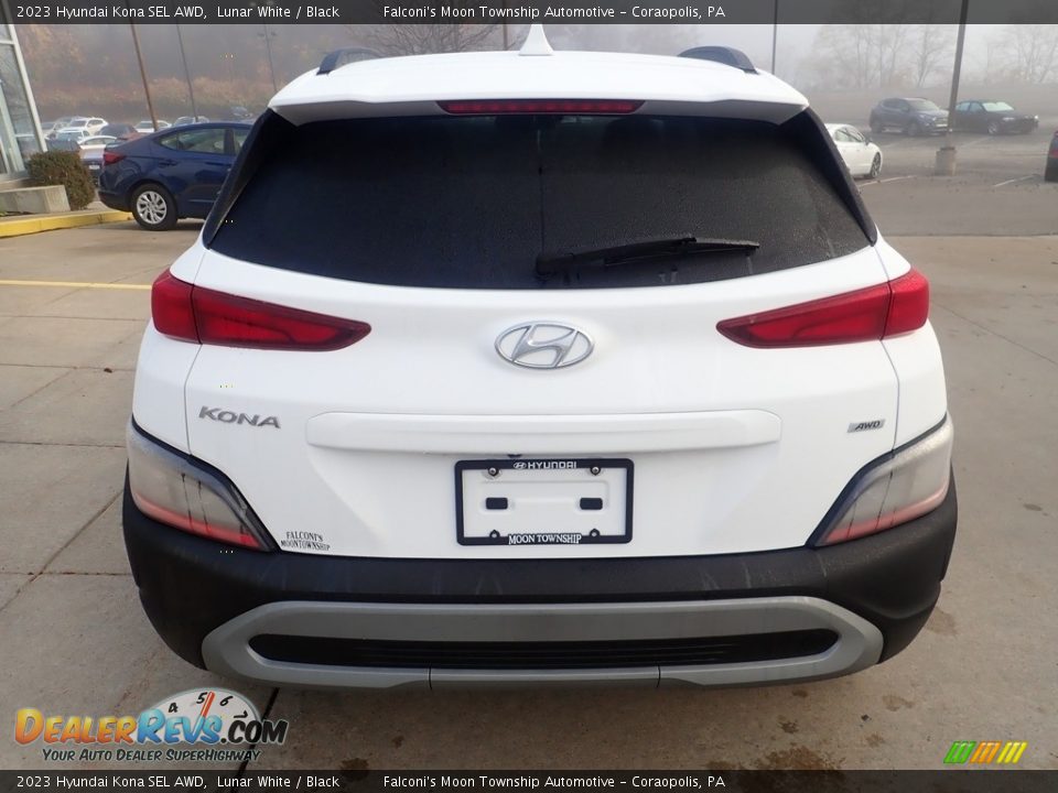 2023 Hyundai Kona SEL AWD Lunar White / Black Photo #3