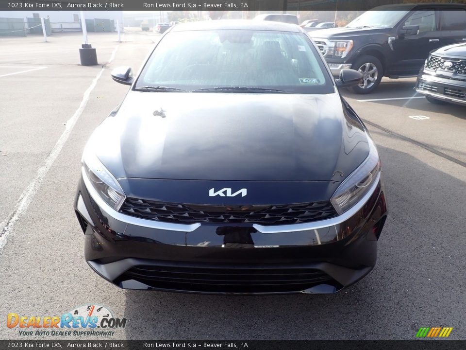 2023 Kia Forte LXS Aurora Black / Black Photo #3
