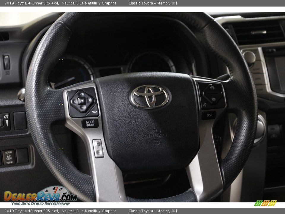 2019 Toyota 4Runner SR5 4x4 Nautical Blue Metallic / Graphite Photo #7
