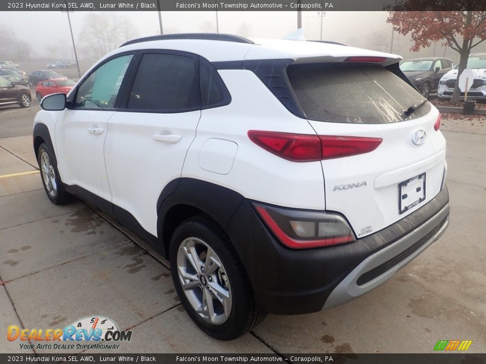 2023 Hyundai Kona SEL AWD Lunar White / Black Photo #5