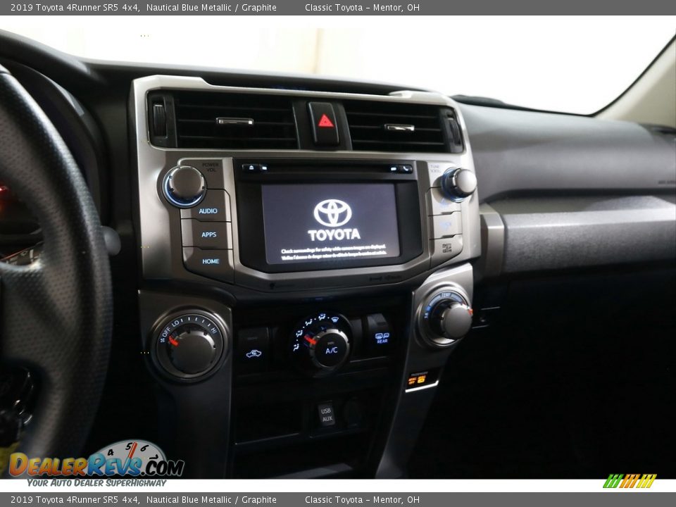 2019 Toyota 4Runner SR5 4x4 Nautical Blue Metallic / Graphite Photo #9