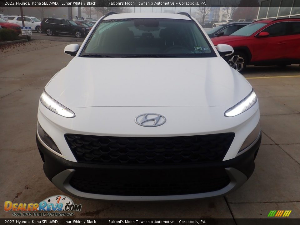 2023 Hyundai Kona SEL AWD Lunar White / Black Photo #8