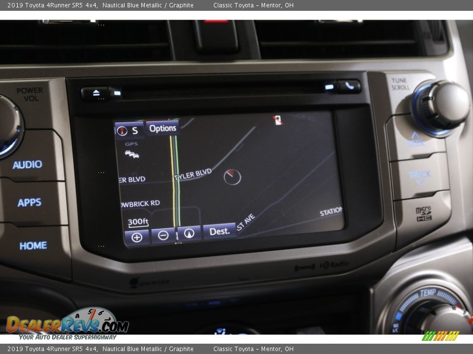 2019 Toyota 4Runner SR5 4x4 Nautical Blue Metallic / Graphite Photo #11