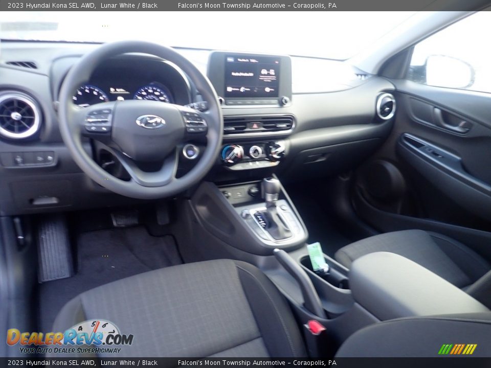 Front Seat of 2023 Hyundai Kona SEL AWD Photo #13