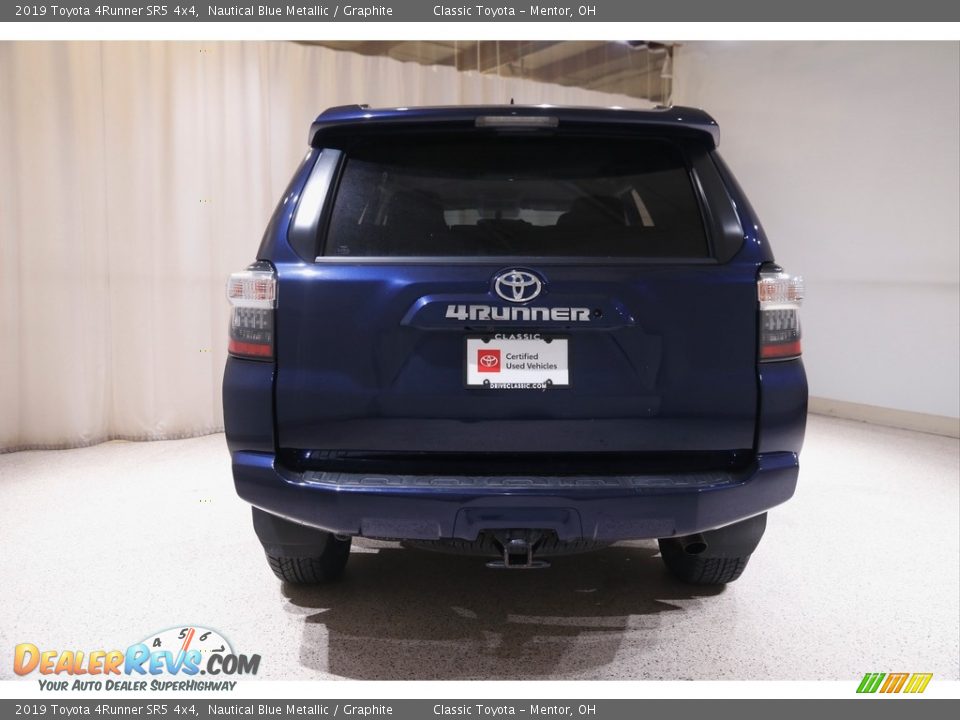 2019 Toyota 4Runner SR5 4x4 Nautical Blue Metallic / Graphite Photo #20