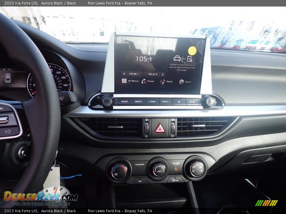 2023 Kia Forte LXS Aurora Black / Black Photo #16