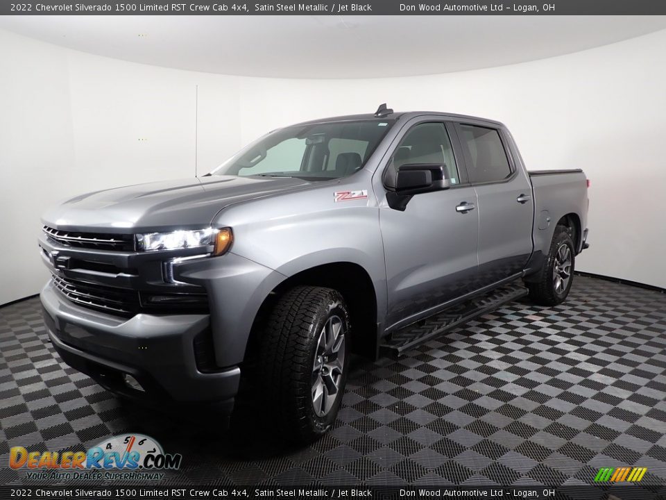 2022 Chevrolet Silverado 1500 Limited RST Crew Cab 4x4 Satin Steel Metallic / Jet Black Photo #6