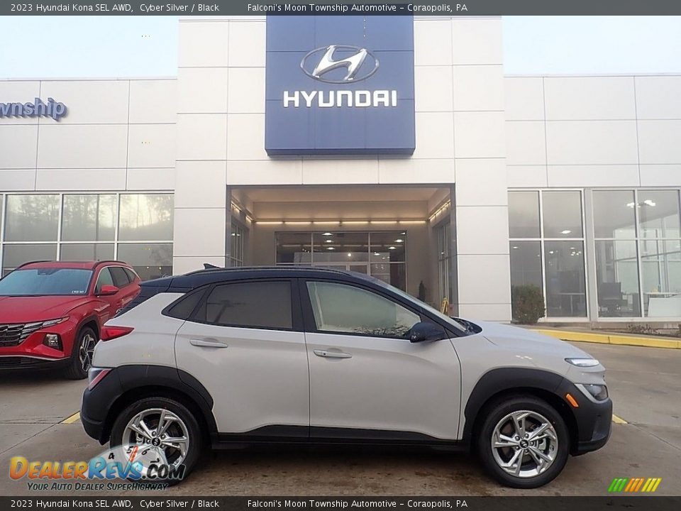 2023 Hyundai Kona SEL AWD Cyber Silver / Black Photo #1