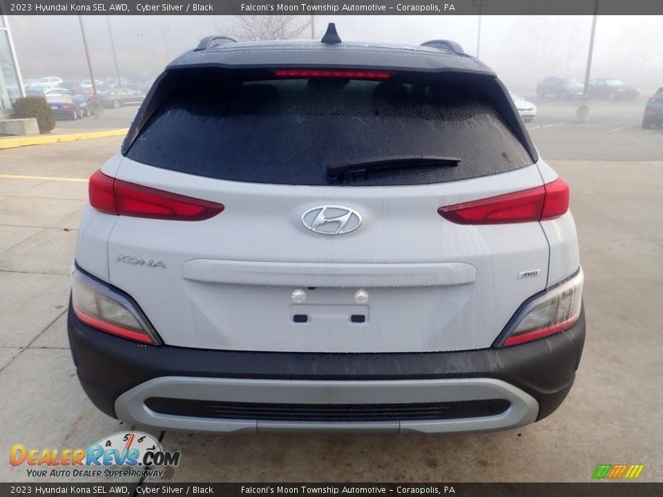 2023 Hyundai Kona SEL AWD Cyber Silver / Black Photo #3