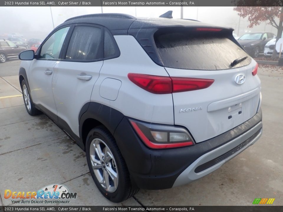 2023 Hyundai Kona SEL AWD Cyber Silver / Black Photo #5