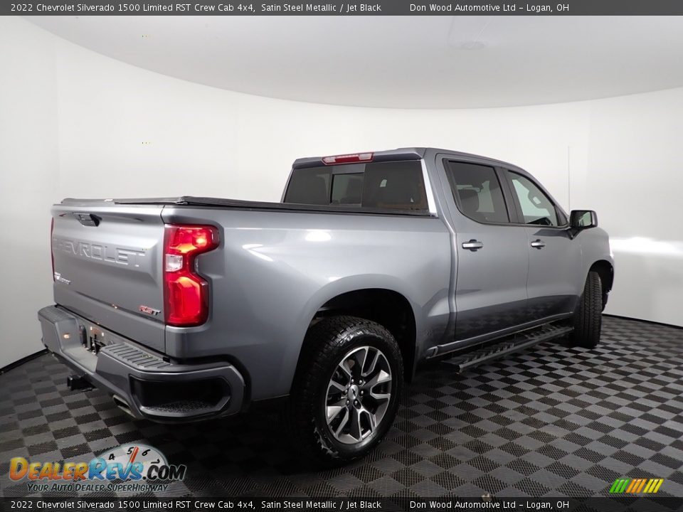 2022 Chevrolet Silverado 1500 Limited RST Crew Cab 4x4 Satin Steel Metallic / Jet Black Photo #11