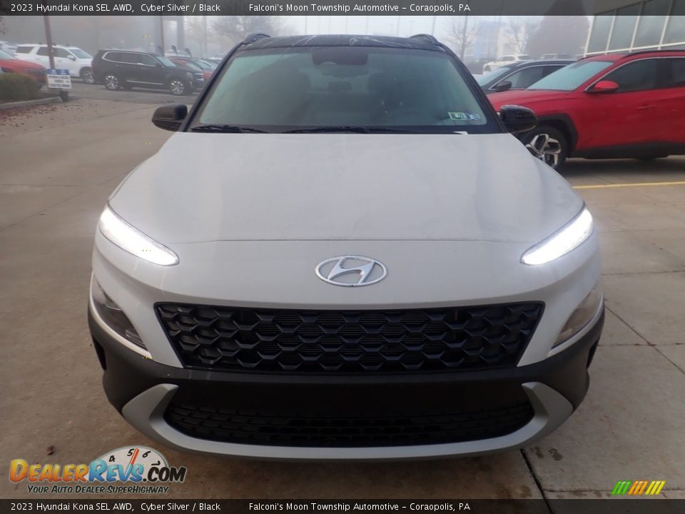 2023 Hyundai Kona SEL AWD Cyber Silver / Black Photo #8