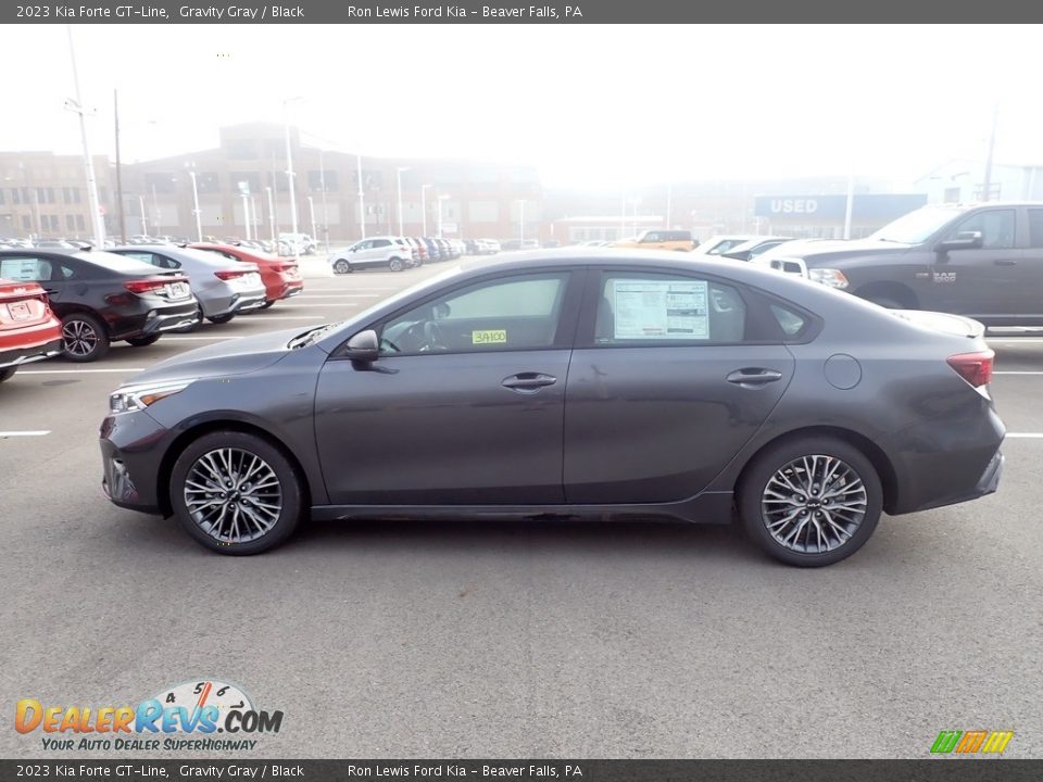 2023 Kia Forte GT-Line Gravity Gray / Black Photo #5