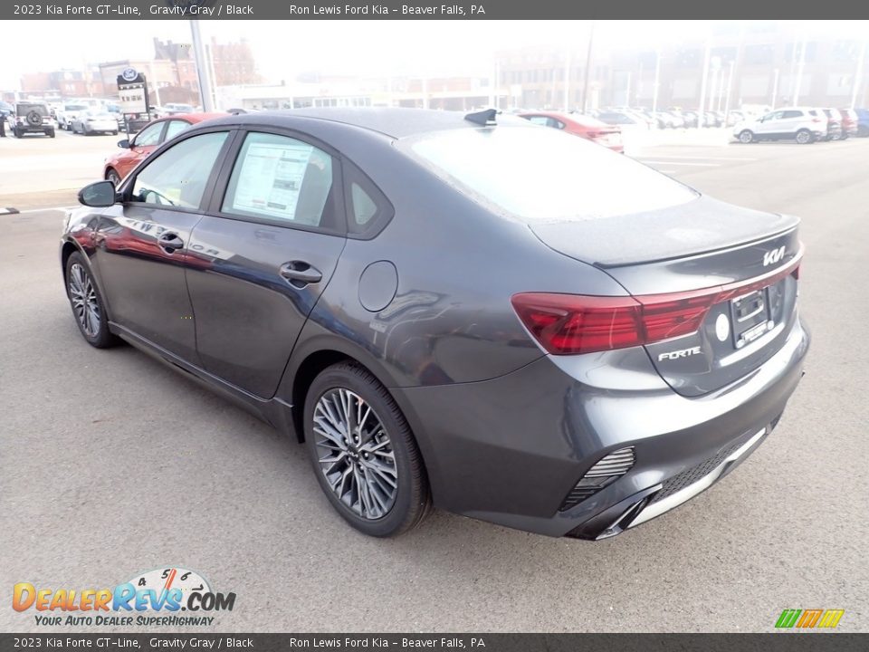 2023 Kia Forte GT-Line Gravity Gray / Black Photo #6