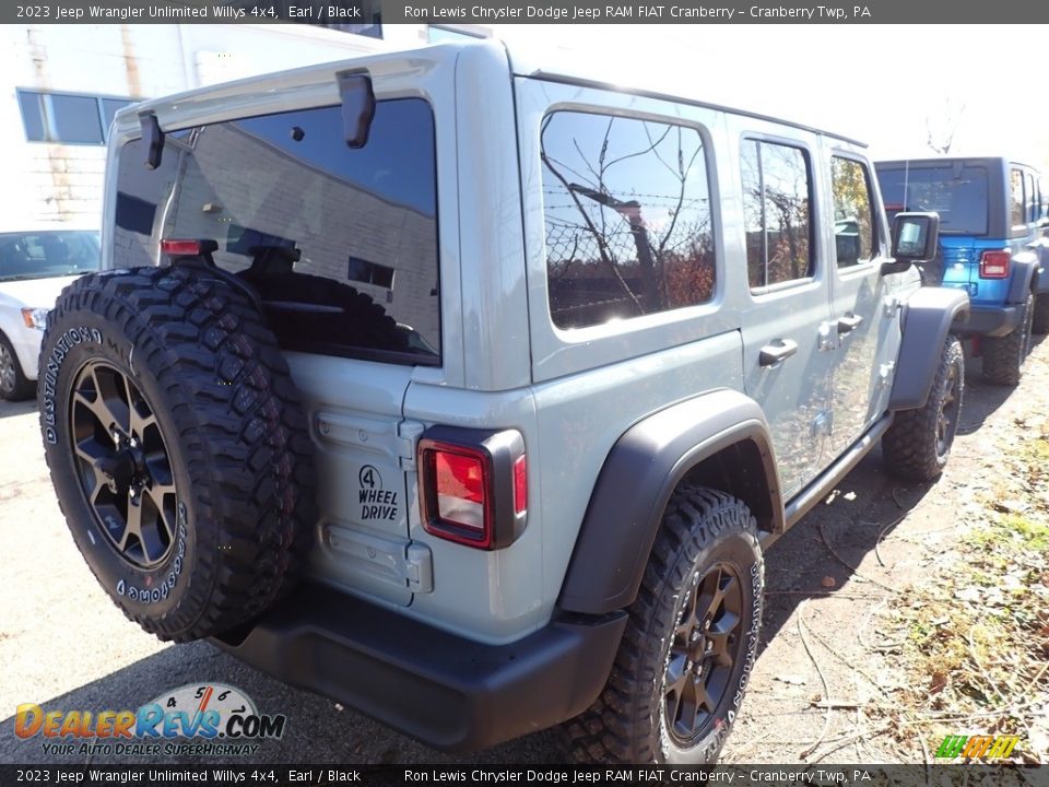 2023 Jeep Wrangler Unlimited Willys 4x4 Earl / Black Photo #4