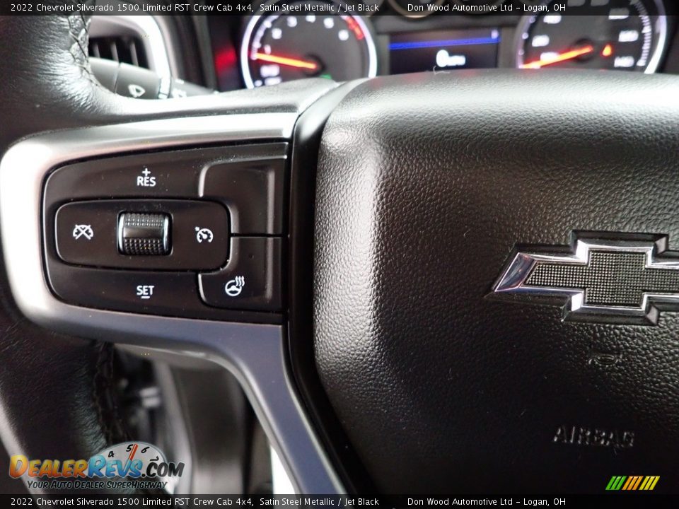 2022 Chevrolet Silverado 1500 Limited RST Crew Cab 4x4 Satin Steel Metallic / Jet Black Photo #17