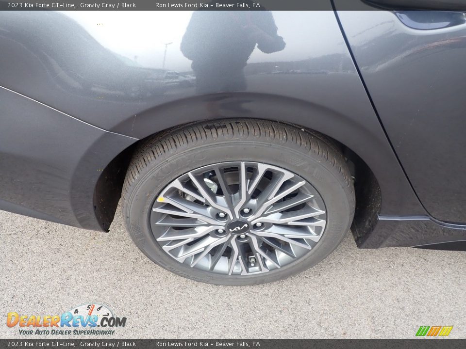 2023 Kia Forte GT-Line Gravity Gray / Black Photo #9