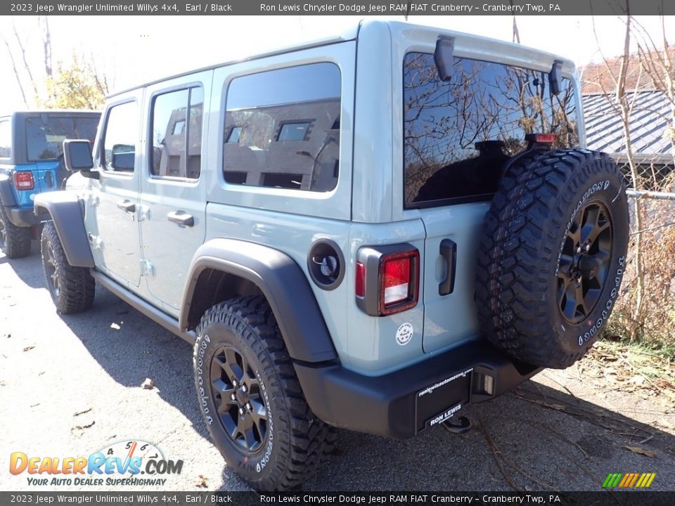 2023 Jeep Wrangler Unlimited Willys 4x4 Earl / Black Photo #6