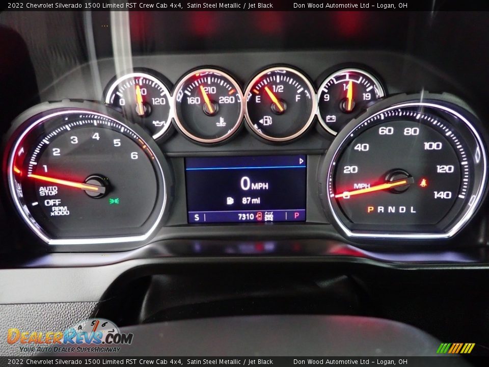 2022 Chevrolet Silverado 1500 Limited RST Crew Cab 4x4 Satin Steel Metallic / Jet Black Photo #19