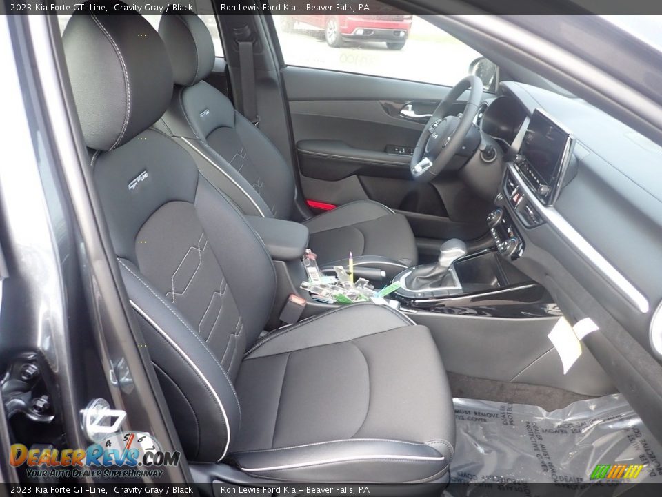 2023 Kia Forte GT-Line Gravity Gray / Black Photo #11
