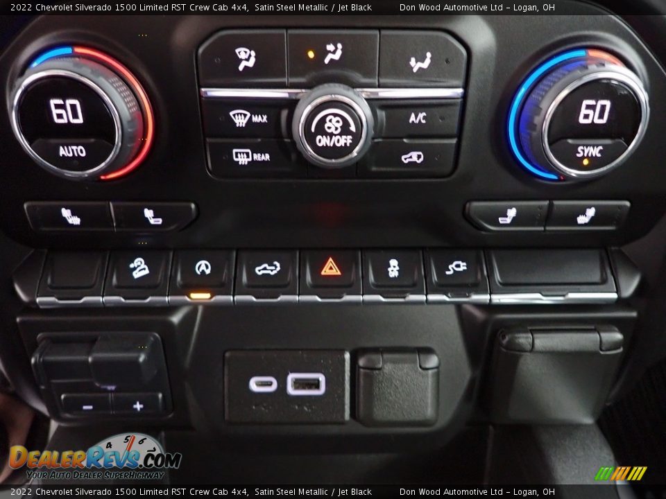 2022 Chevrolet Silverado 1500 Limited RST Crew Cab 4x4 Satin Steel Metallic / Jet Black Photo #21