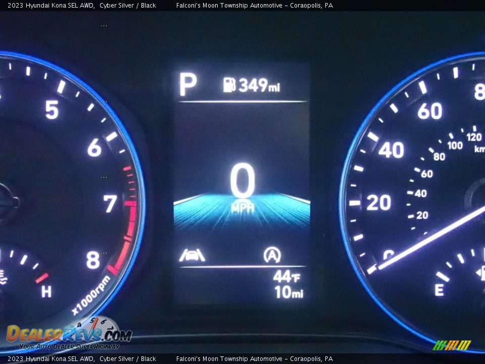 2023 Hyundai Kona SEL AWD Cyber Silver / Black Photo #19