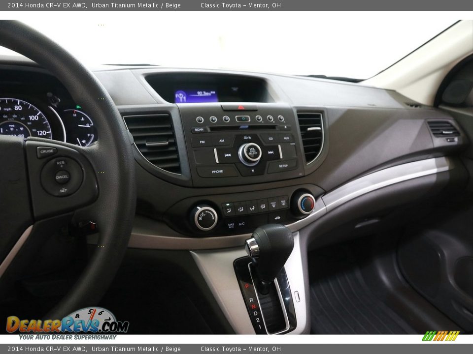 2014 Honda CR-V EX AWD Urban Titanium Metallic / Beige Photo #9