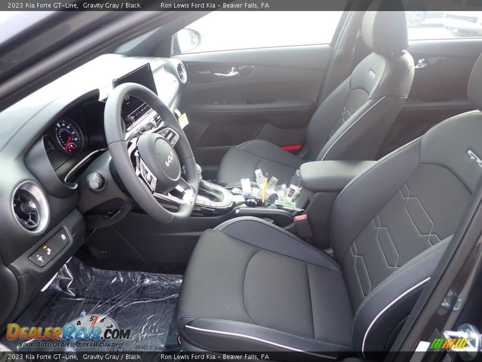 2023 Kia Forte GT-Line Gravity Gray / Black Photo #14