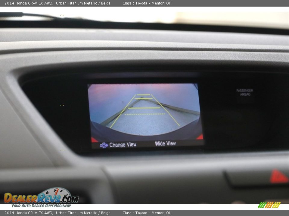 2014 Honda CR-V EX AWD Urban Titanium Metallic / Beige Photo #12