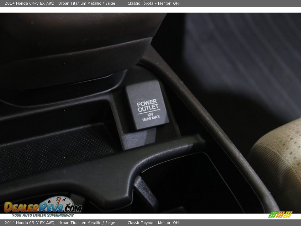 2014 Honda CR-V EX AWD Urban Titanium Metallic / Beige Photo #14