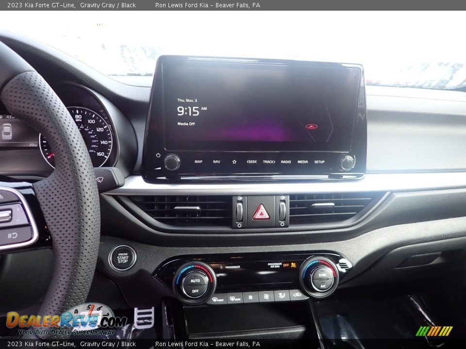 2023 Kia Forte GT-Line Gravity Gray / Black Photo #18